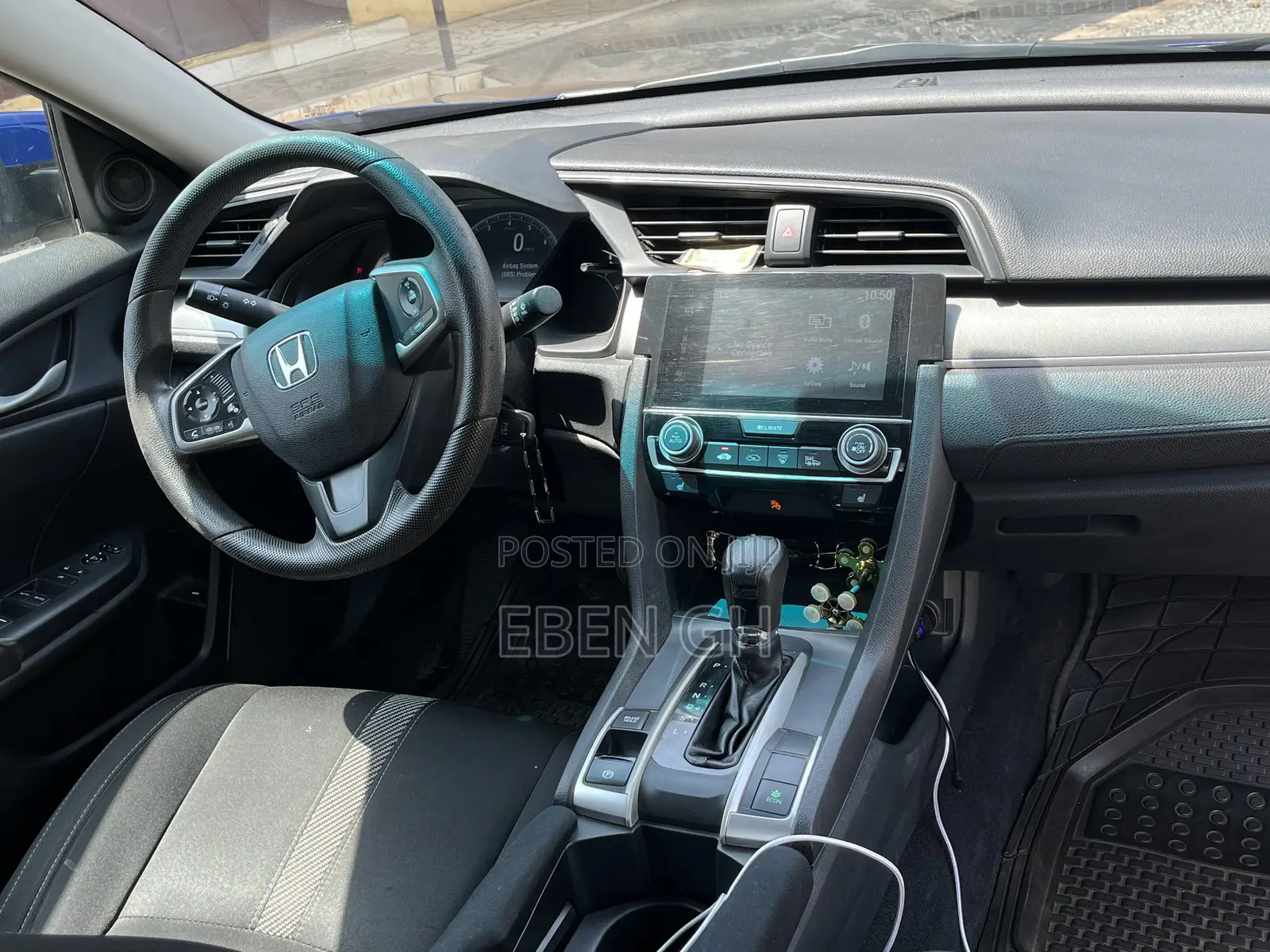 Honda Civic EX 4dr Sedan (1.5L 4cyl) 2016 Blue