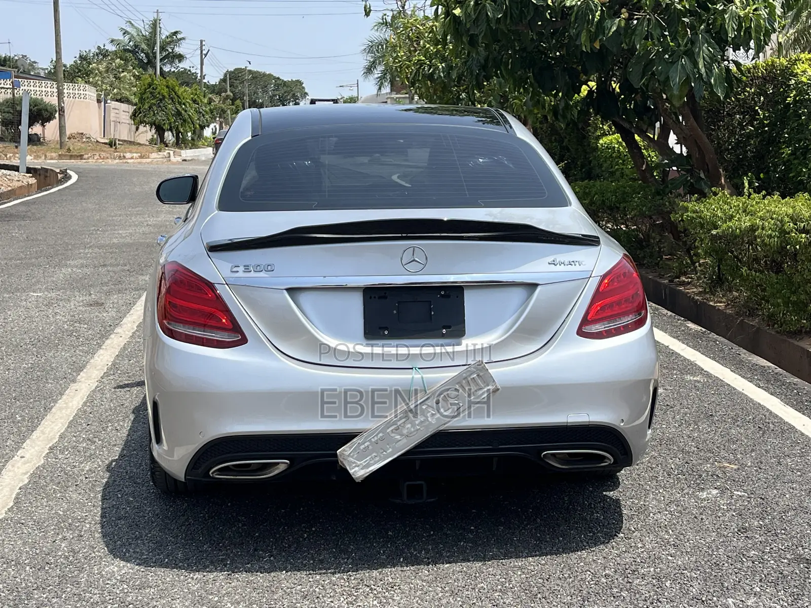 Mercedes-Benz C300 Base C300 AWD 4MATIC Sedan 2018 Silver