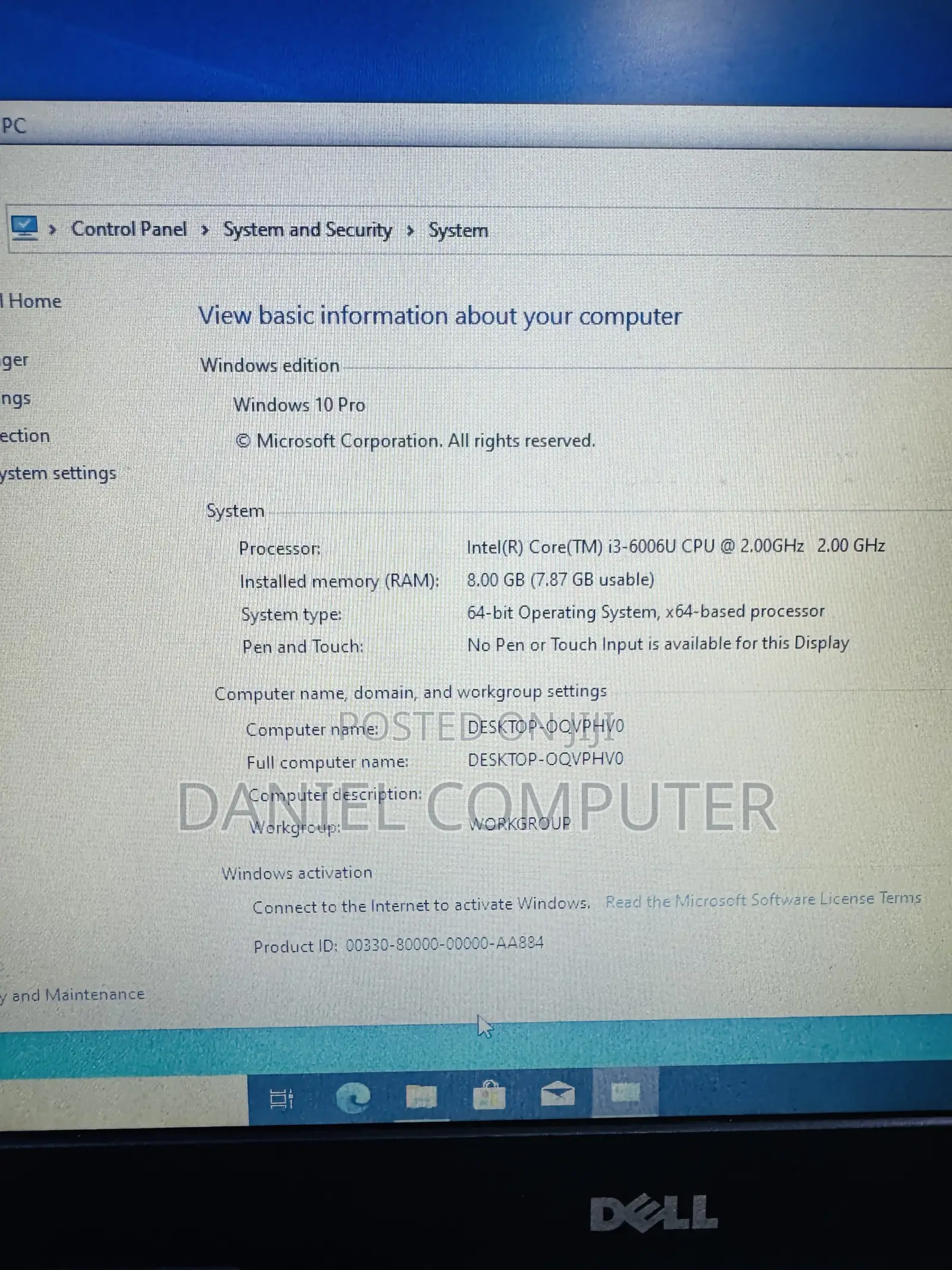Laptop Dell Latitude 3380 8GB Intel HDD 500GB