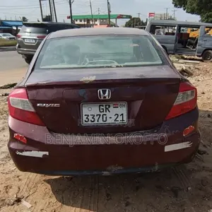 Honda Civic 1.8 5 Door Automatic 2012 Burgundy