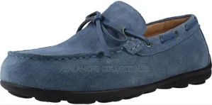 Geox Spheric a EC 16 Suede Blue Loafers Sizes 43 , 44 and 45