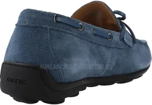 Geox Spheric a EC 16 Suede Blue Loafers Sizes 43 , 44 and 45