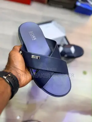 BOSS Hugo Boss Cross-Strap Slide