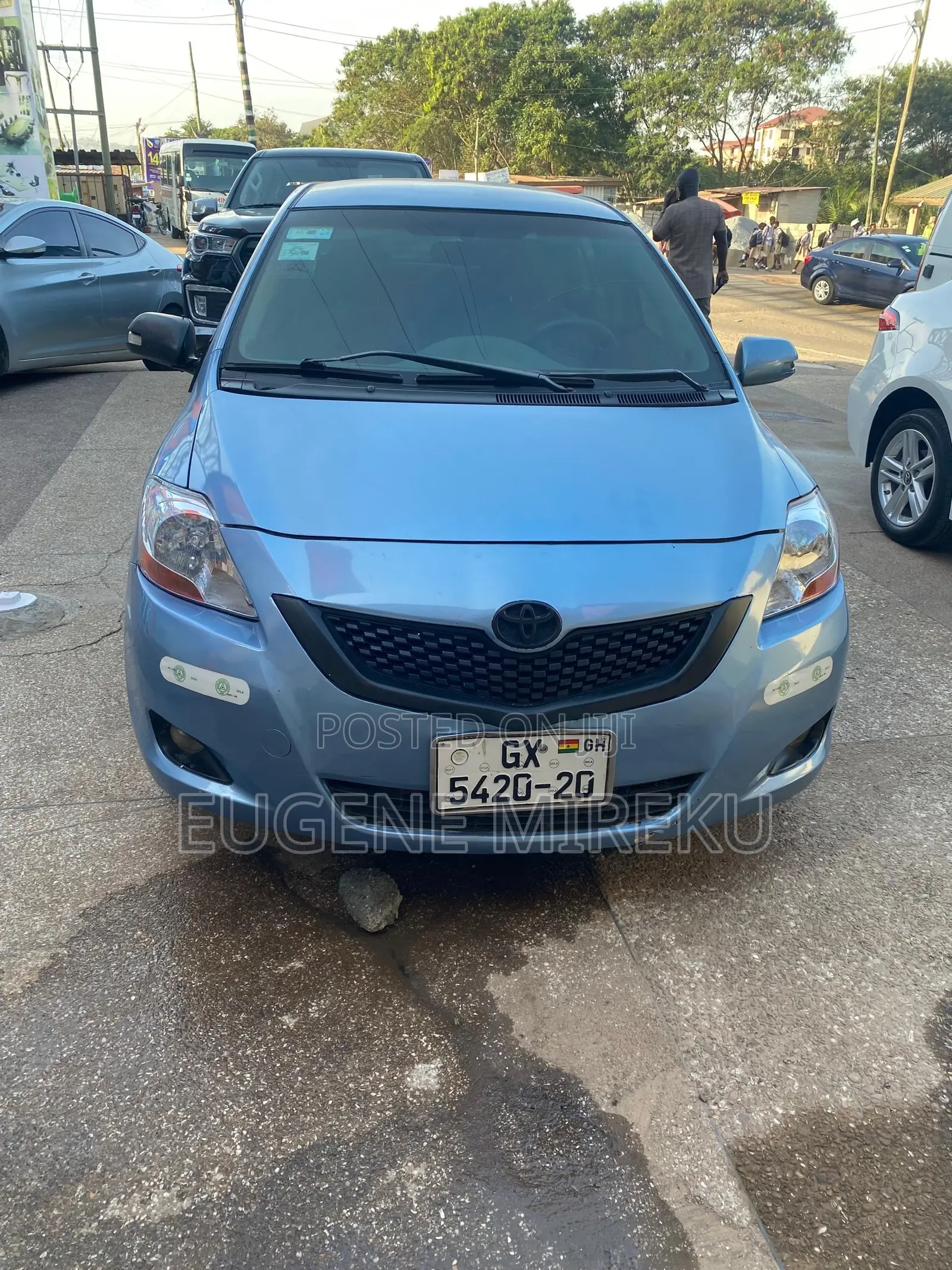 Toyota Belta 2010 Blue