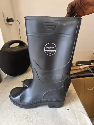 All Black Rain Boots