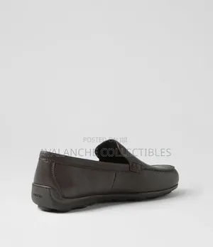 Geox Coffee Leather Loafers Sizes 40,41 and 42
