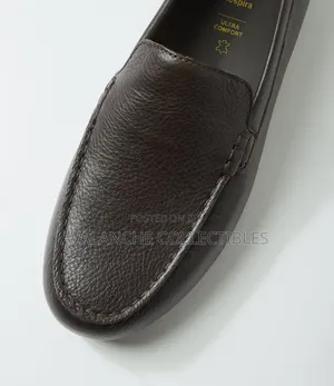 Geox Coffee Leather Loafers Sizes 40,41 and 42