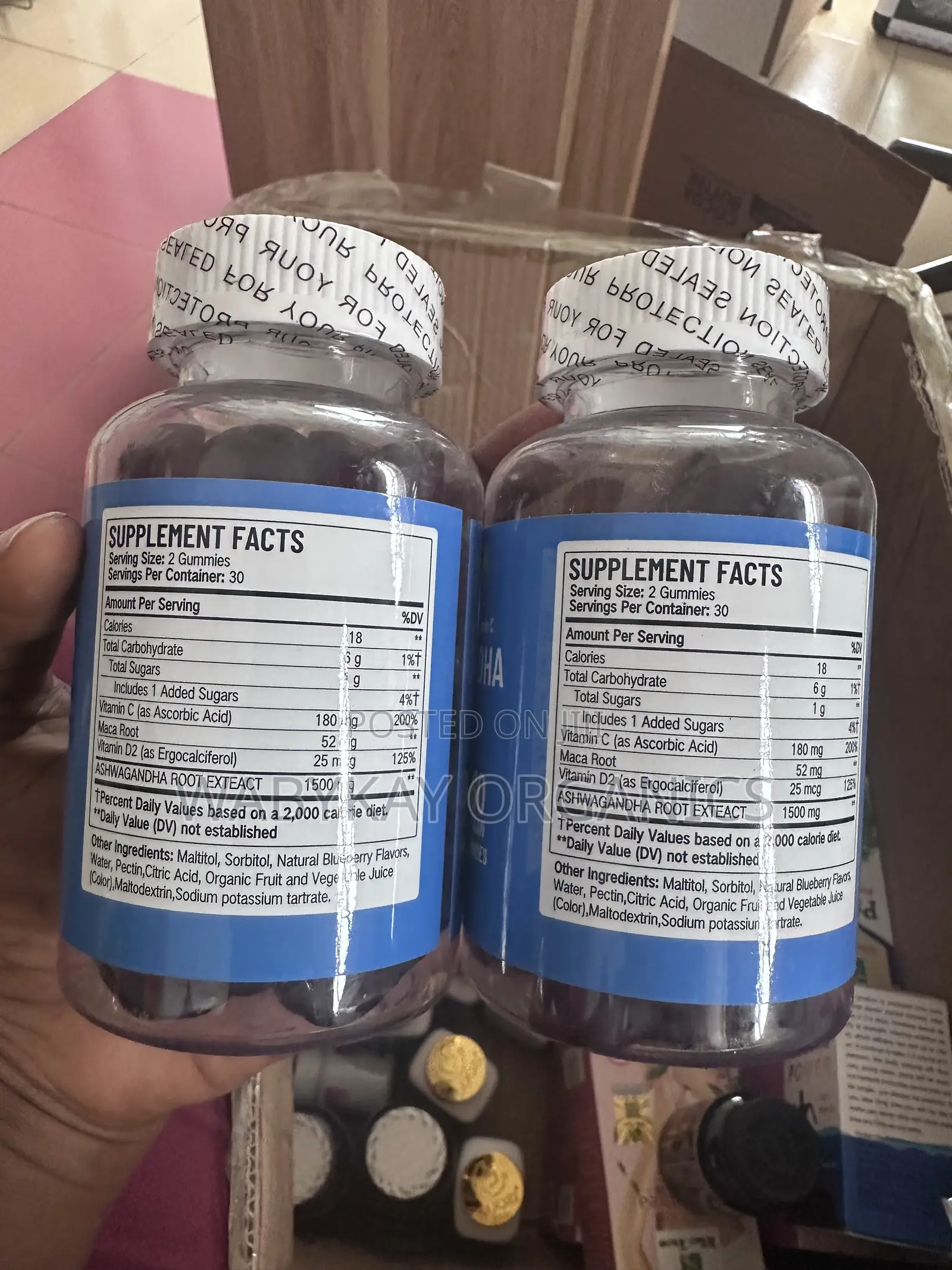 Ashwaganda Maca Root and B12