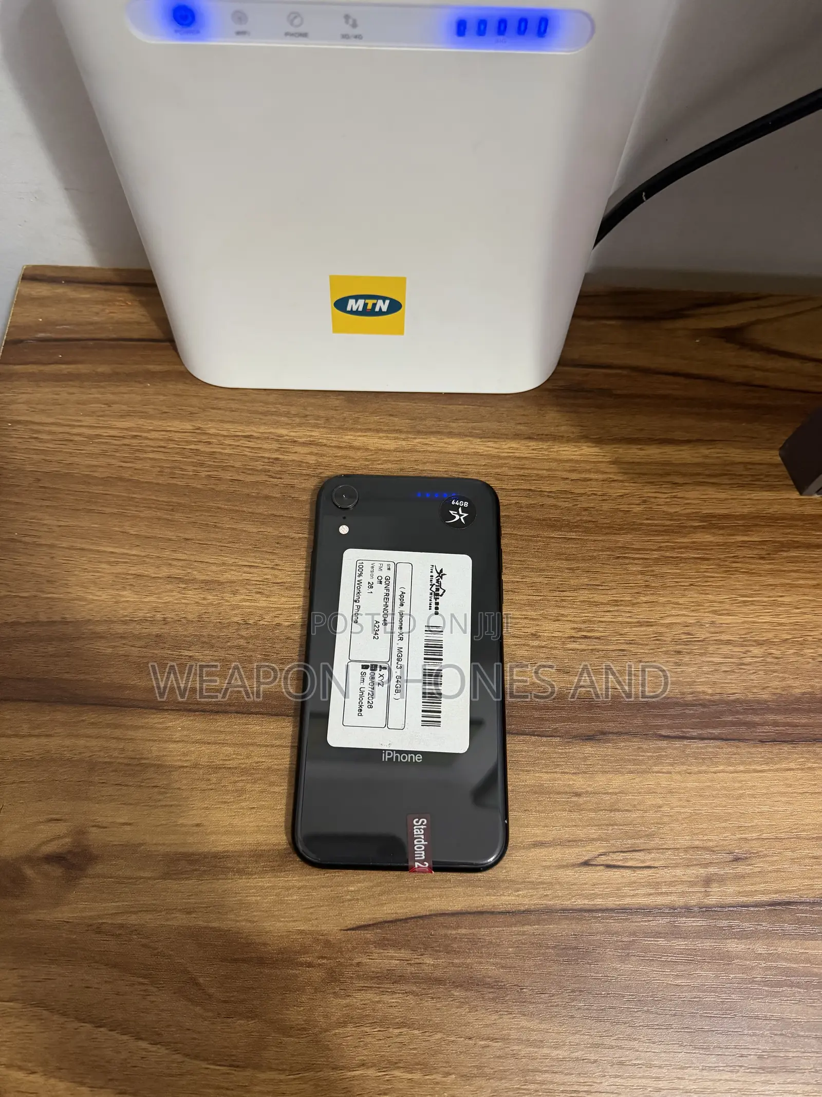 New Apple iPhone XR 64 GB Black