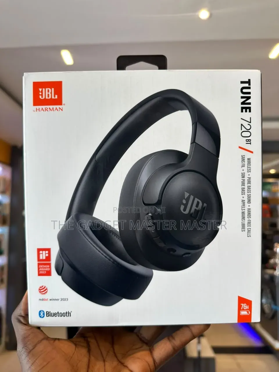 JBL Tune 720BT Over-Ear Wireless Headphone