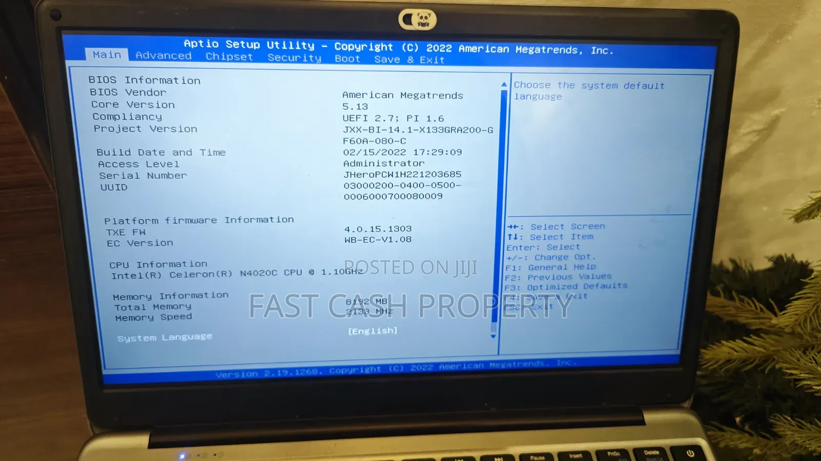 Laptop Chuwi HeroBook Pro 8GB Intel Celeron SSD 500GB