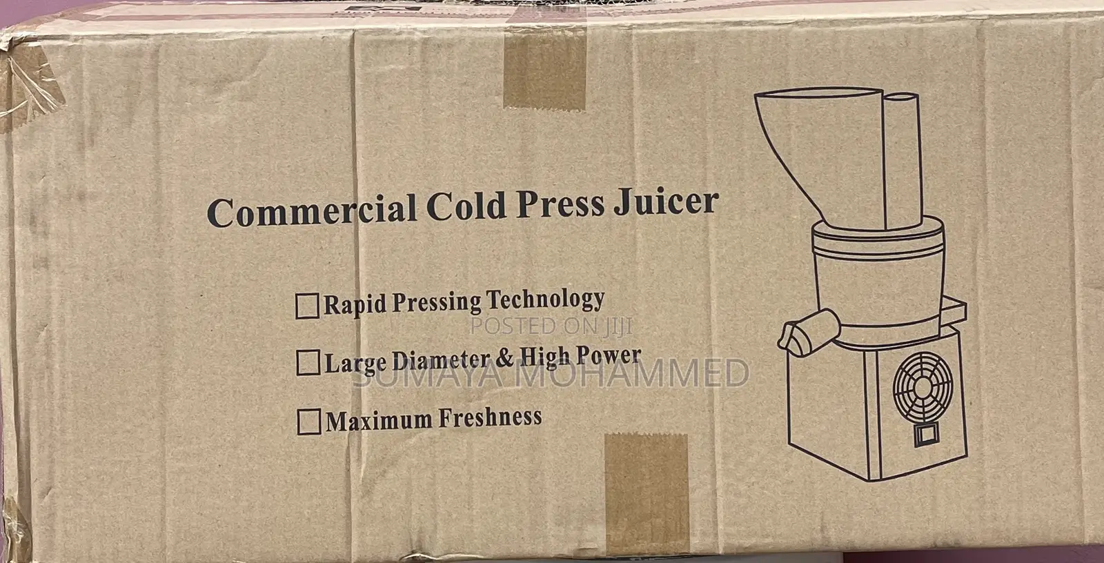 Brand New 750W Commercial Cold-Press Juicer – Never Used