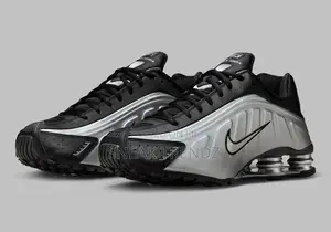 Nike Air Shox R4 Silver and Black