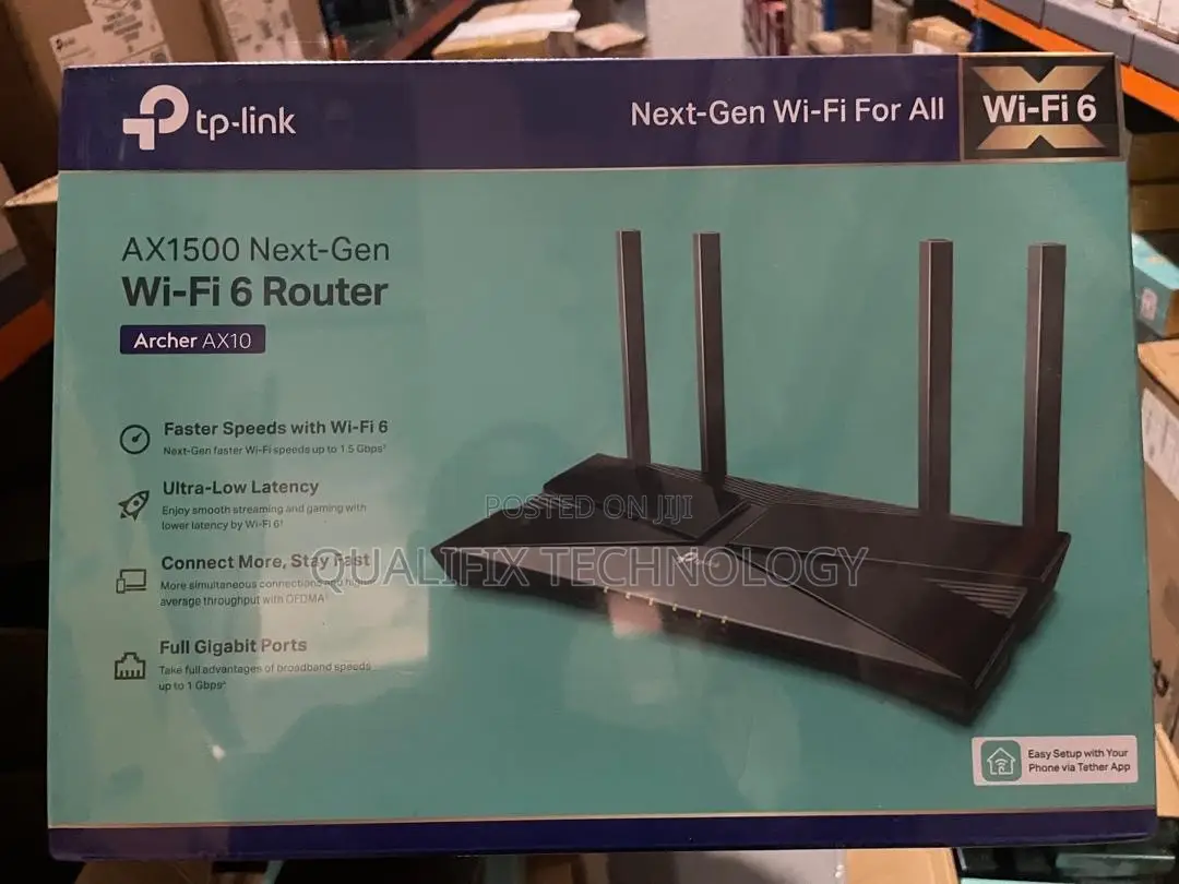 TP-Link Dual-Band AX1500 Wi-Fi 6 Router