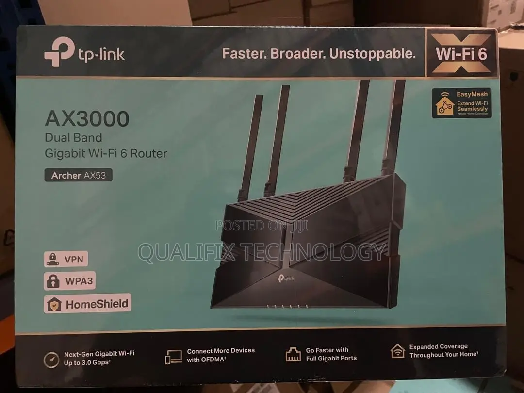 TP-Link Archer AX53 AX3000 Dual Band Gigabit Wi-Fi 6 Router