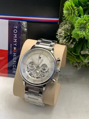 Tommy Hilfiger Silver Skeleton Luxury Watch