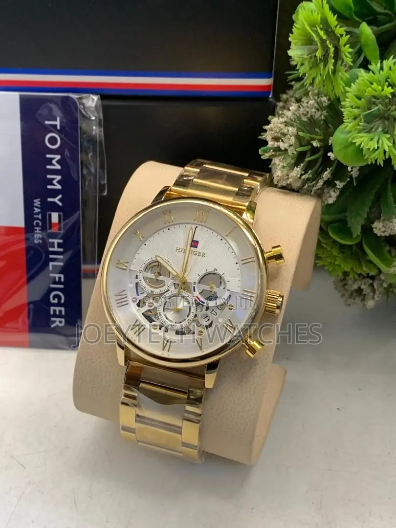 Tommy Hilfiger Silver Skeleton Luxury Watch