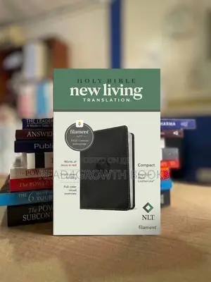NLT Compact Bible, (LeatherLike, Regal Lion Black, Red Letter)