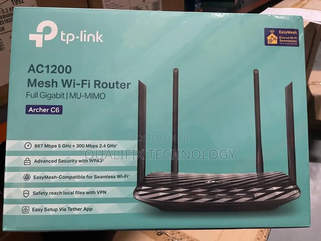 TP-Link C6 Wireless Dual Band Gigabit Router