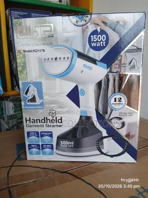 DSP Handheld Garment Steamer 1500W - Foldable