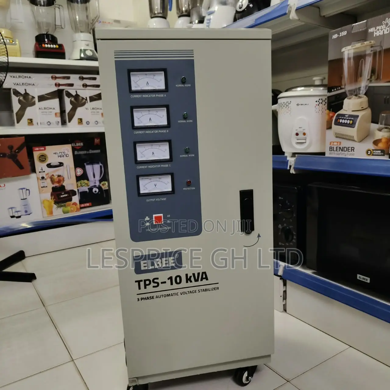 Classy High Grade 10kVA Industrial Protection AVS From Elbee