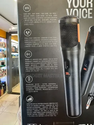 JBL Partybox 2 Person Wireless Handheld Microphone