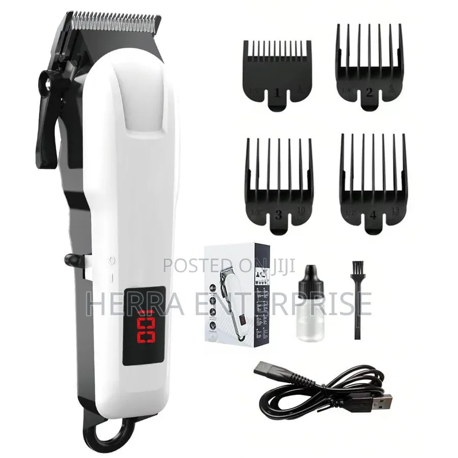 Professional Rechargeable Wireless Hair Clipper
