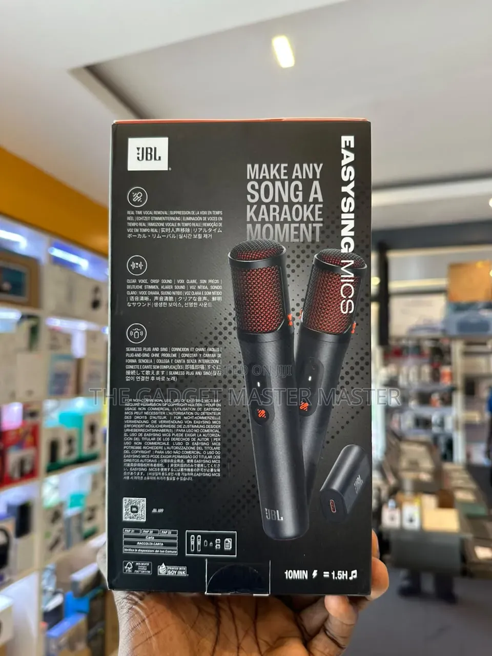 JBL Easysing Wireless Partybox Speakers Microphone