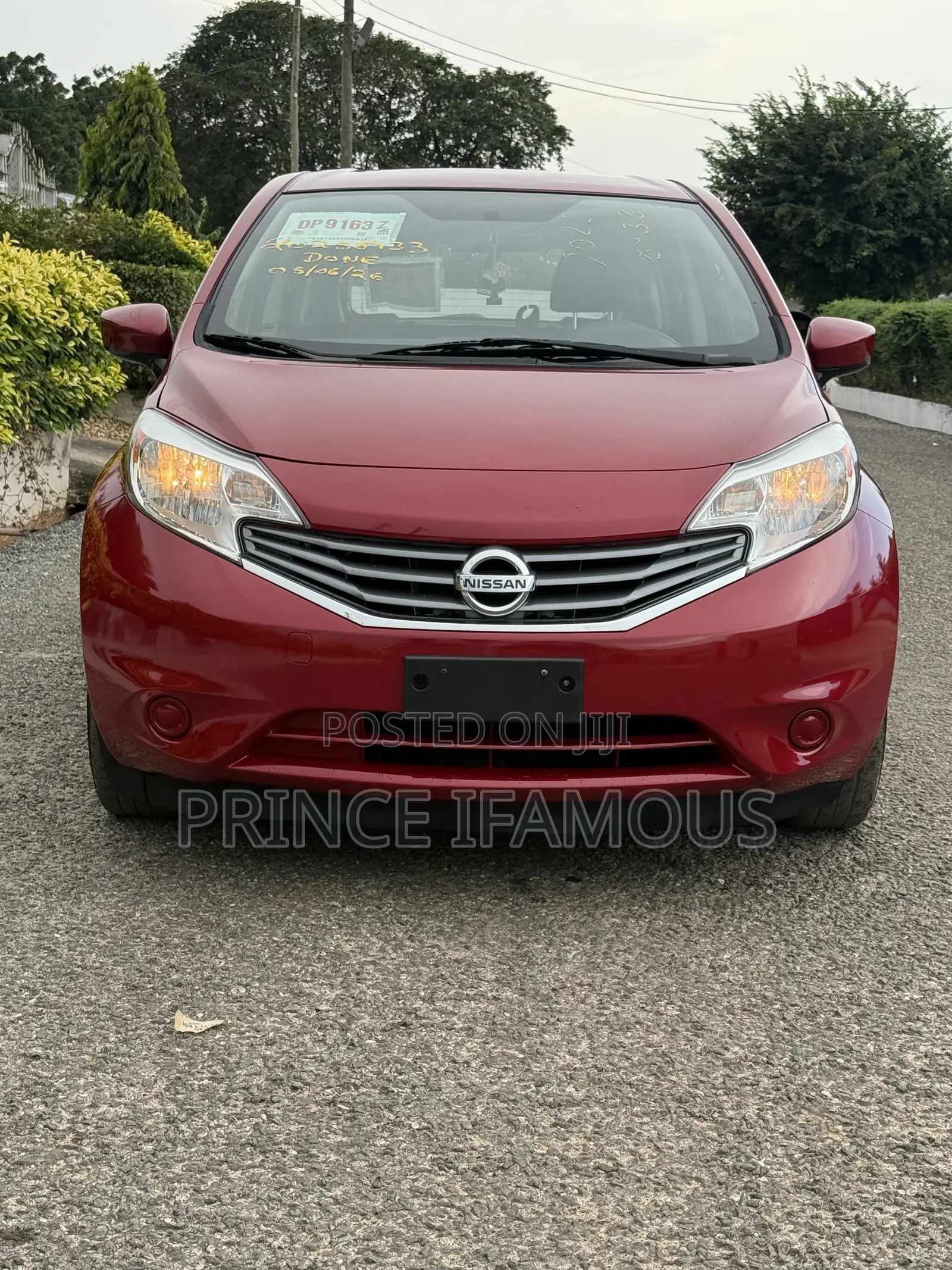 Nissan Versa 1.6 S 4dr Sedan (1.6L 4cyl 4A) 2015 Red