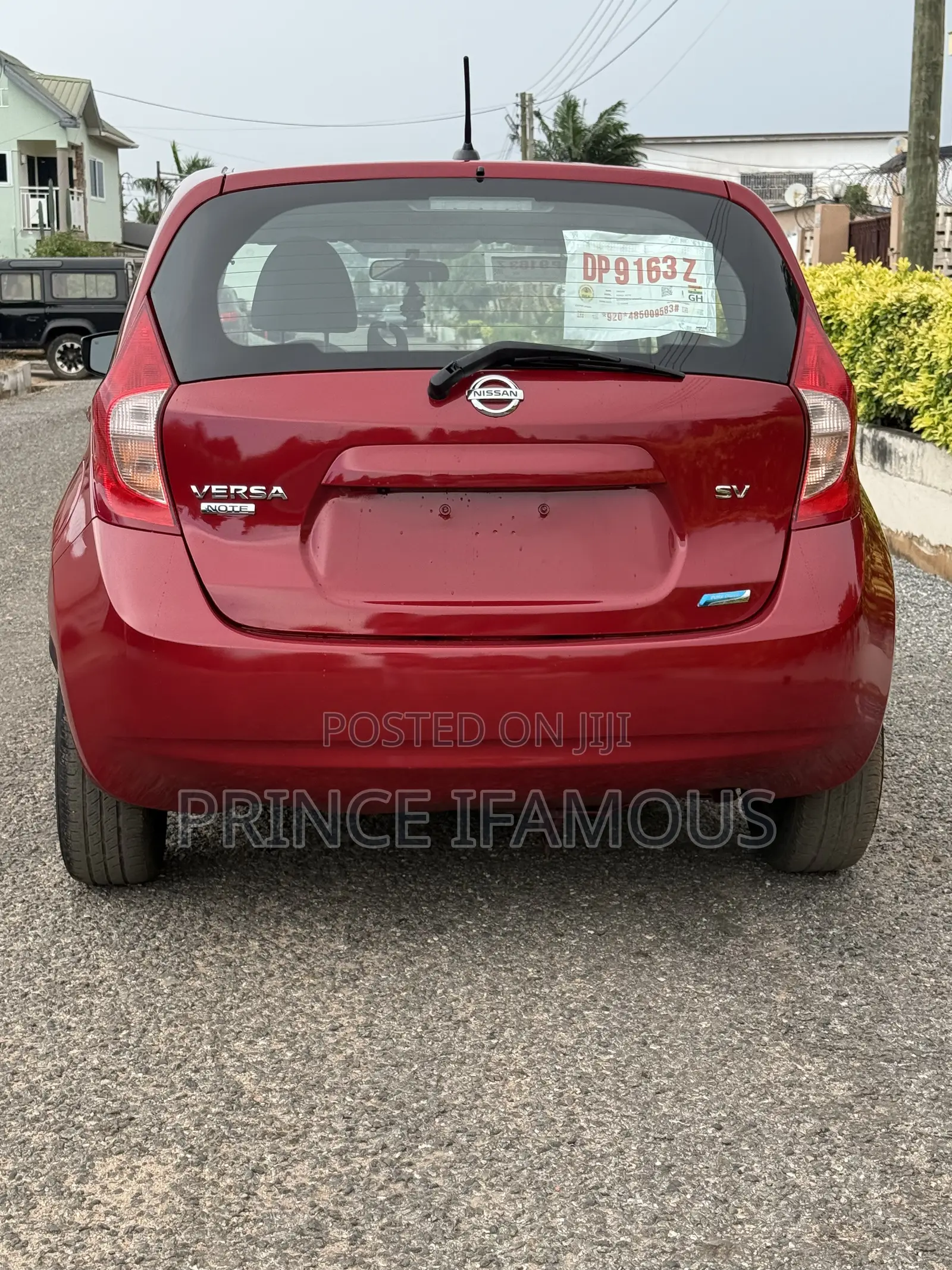Nissan Versa 1.6 S 4dr Sedan (1.6L 4cyl 4A) 2015 Red