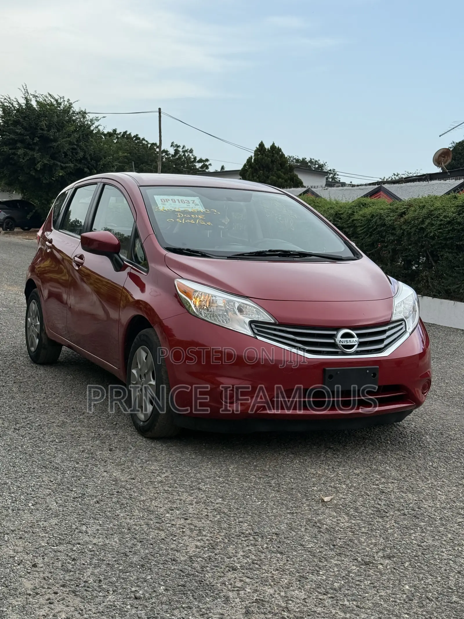 Nissan Versa 1.6 S 4dr Sedan (1.6L 4cyl 4A) 2015 Red