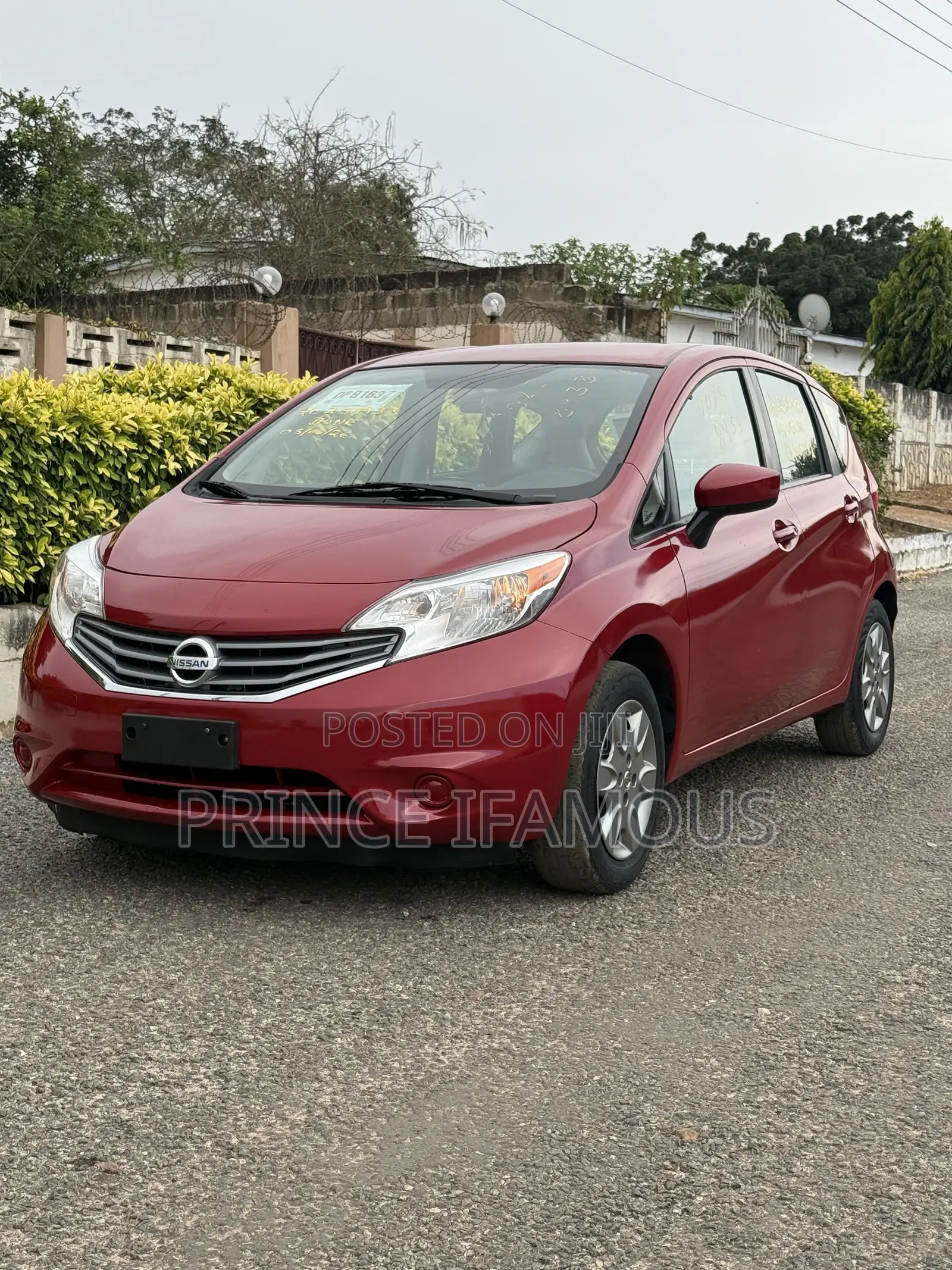 Nissan Versa 1.6 S 4dr Sedan (1.6L 4cyl 4A) 2015 Red