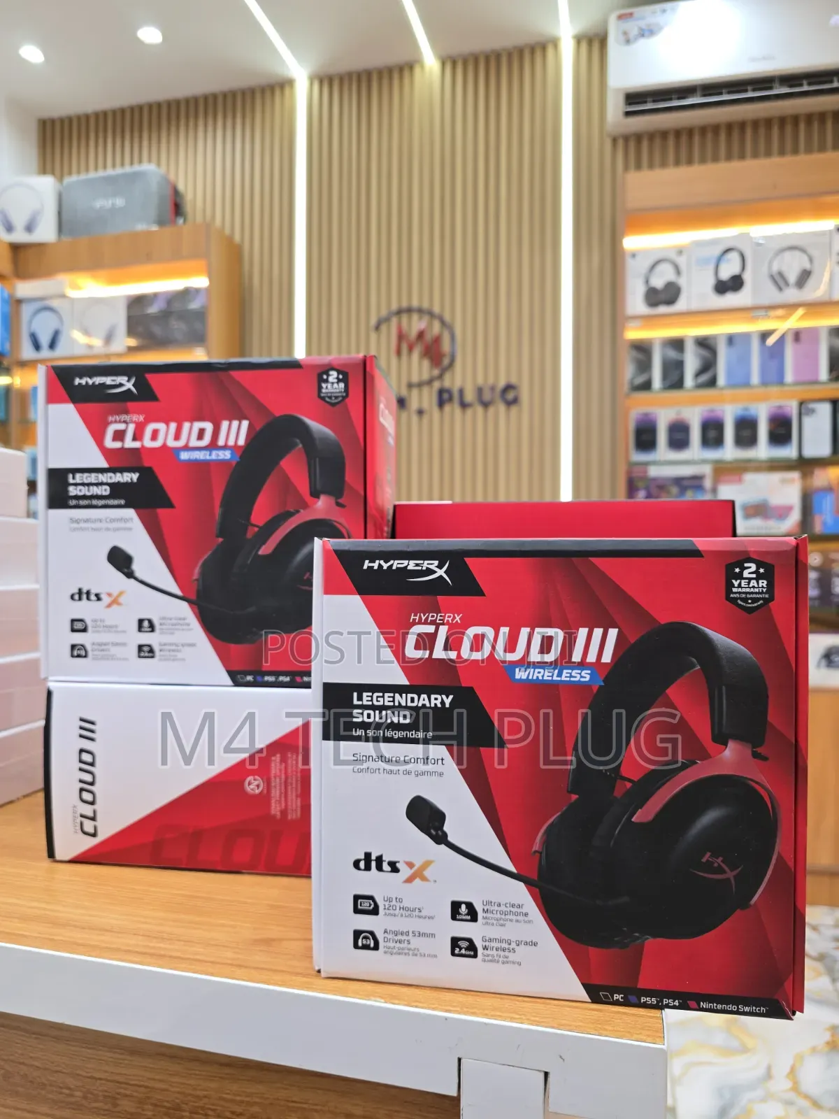 HpyerX Cloud3 Wireless Headset