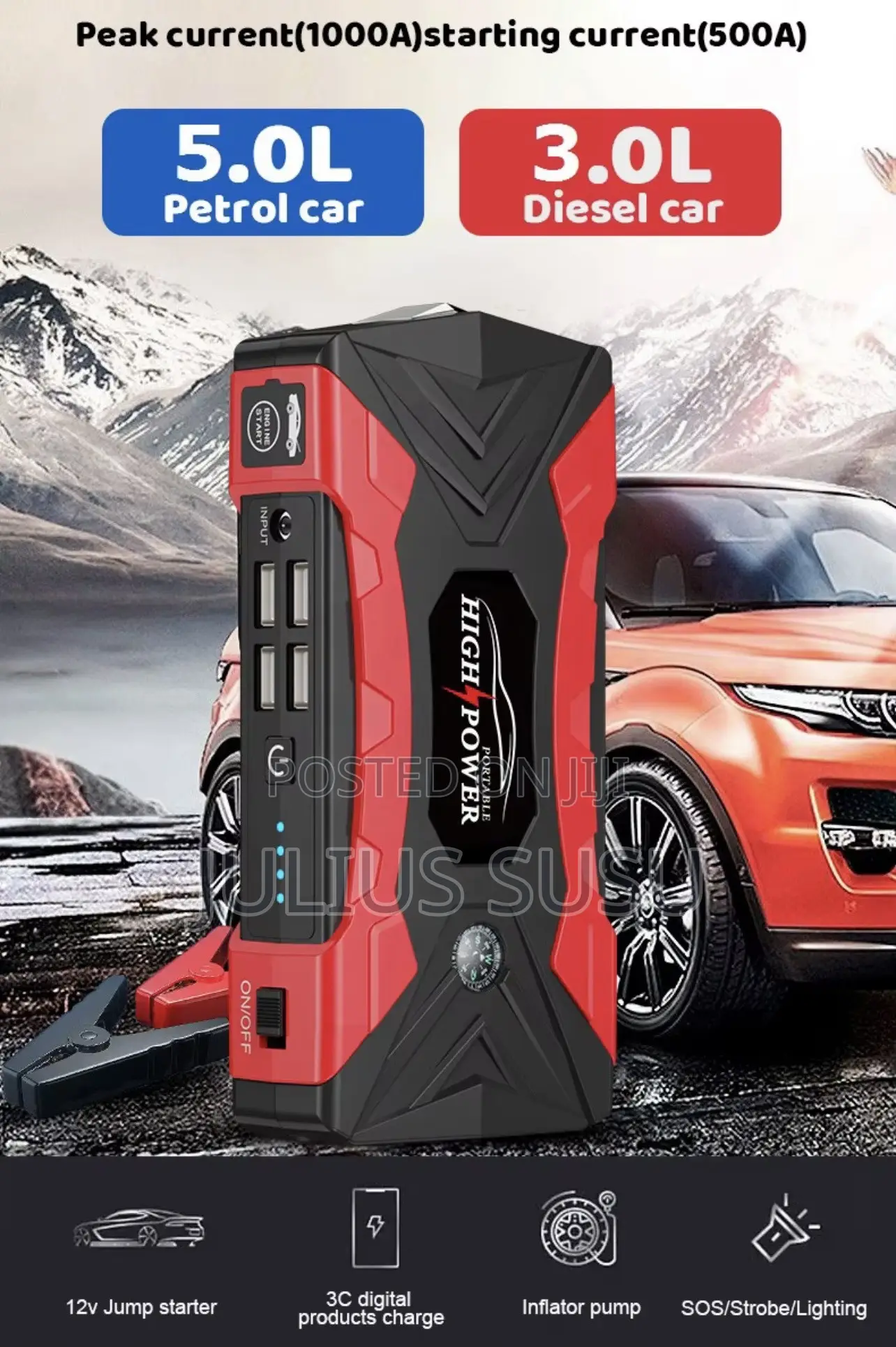 Multi Functional All-in One Machine/ Powerful Power Bank