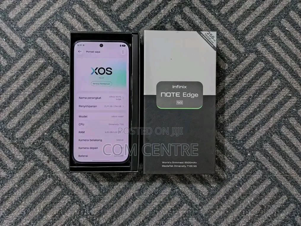 New Infinix Note Edge 256 GB Black