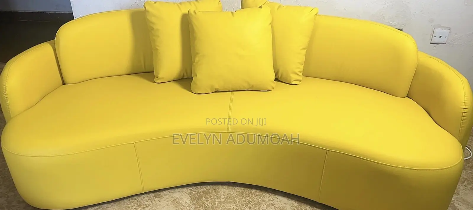 Luxury Yellow Sofa