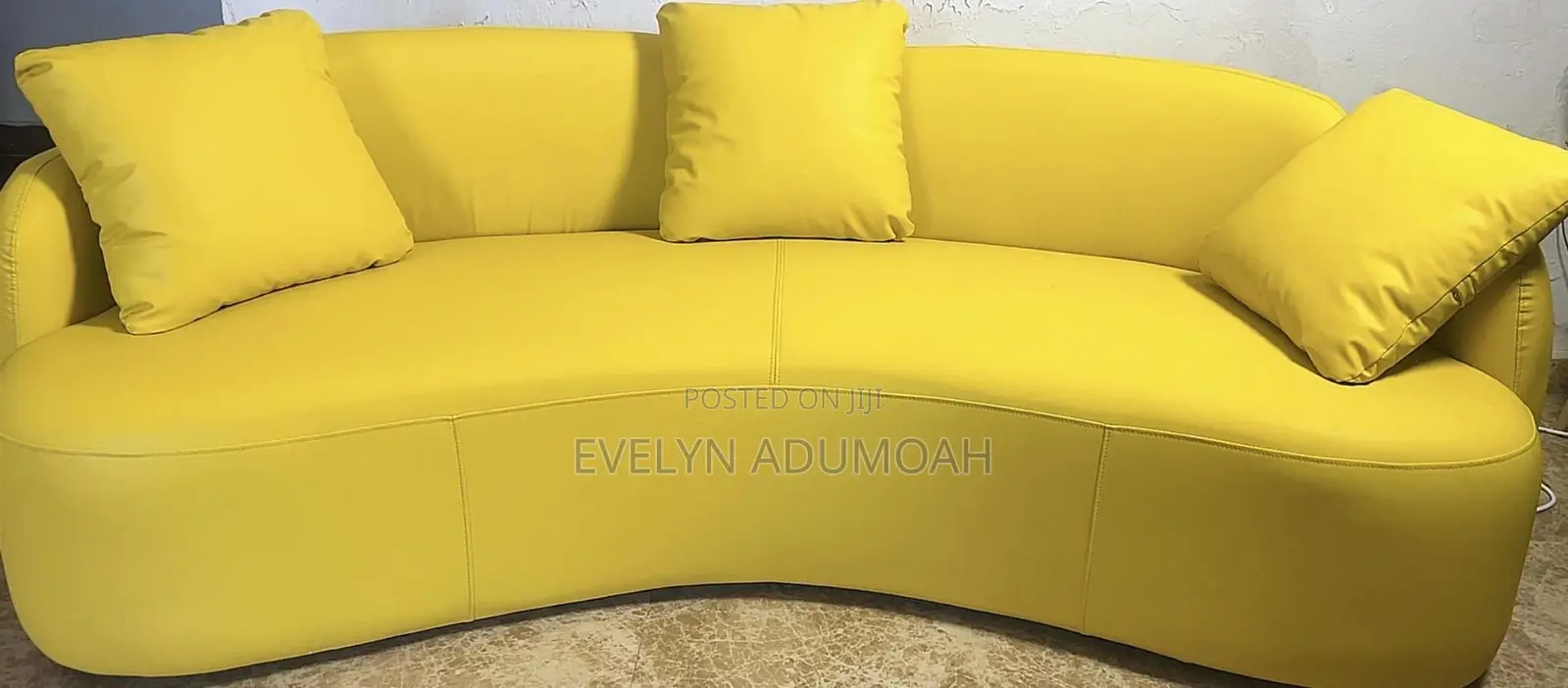 Luxury Yellow Sofa