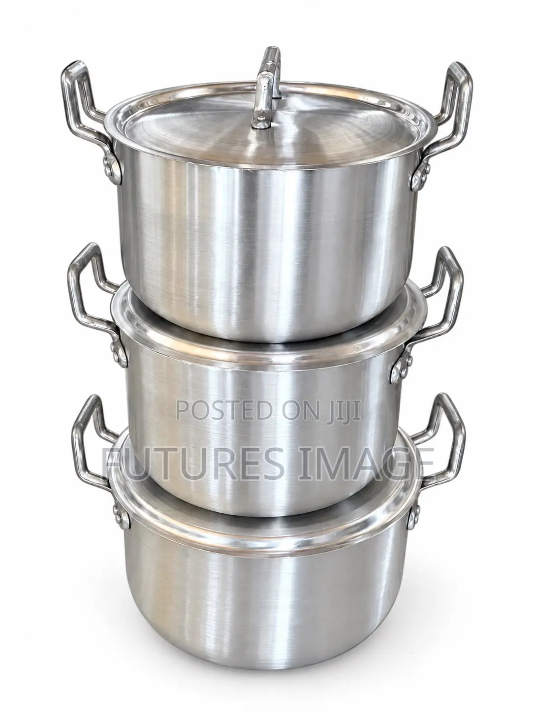 3 Piece Aluminium Cooking Set- Heavyweight and Durable
