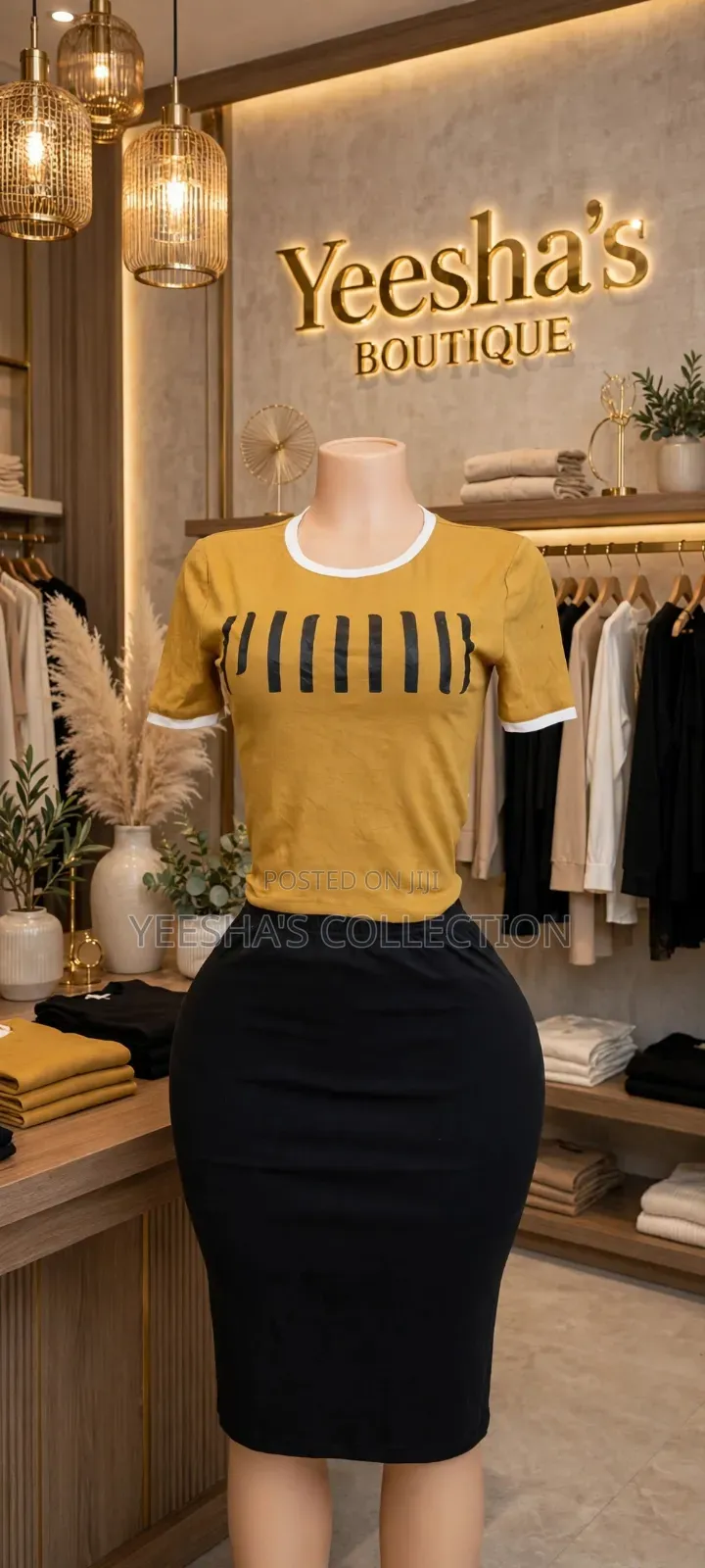The Crop Tee That Goes With Everything Yeesha’S “Clean Crop Tee”