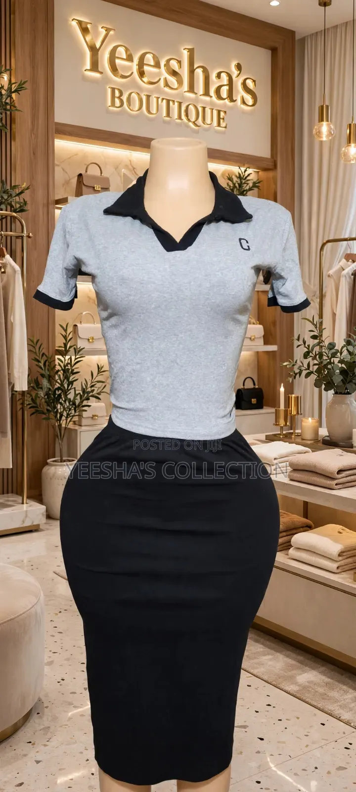 The Crop Tee That Goes With Everything Yeesha’S “Clean Crop Tee”