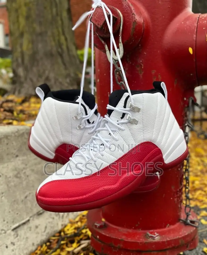 Jordan 12 Jumpman White and Red