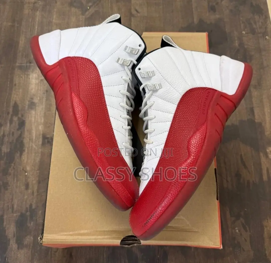 Jordan 12 Jumpman White and Red