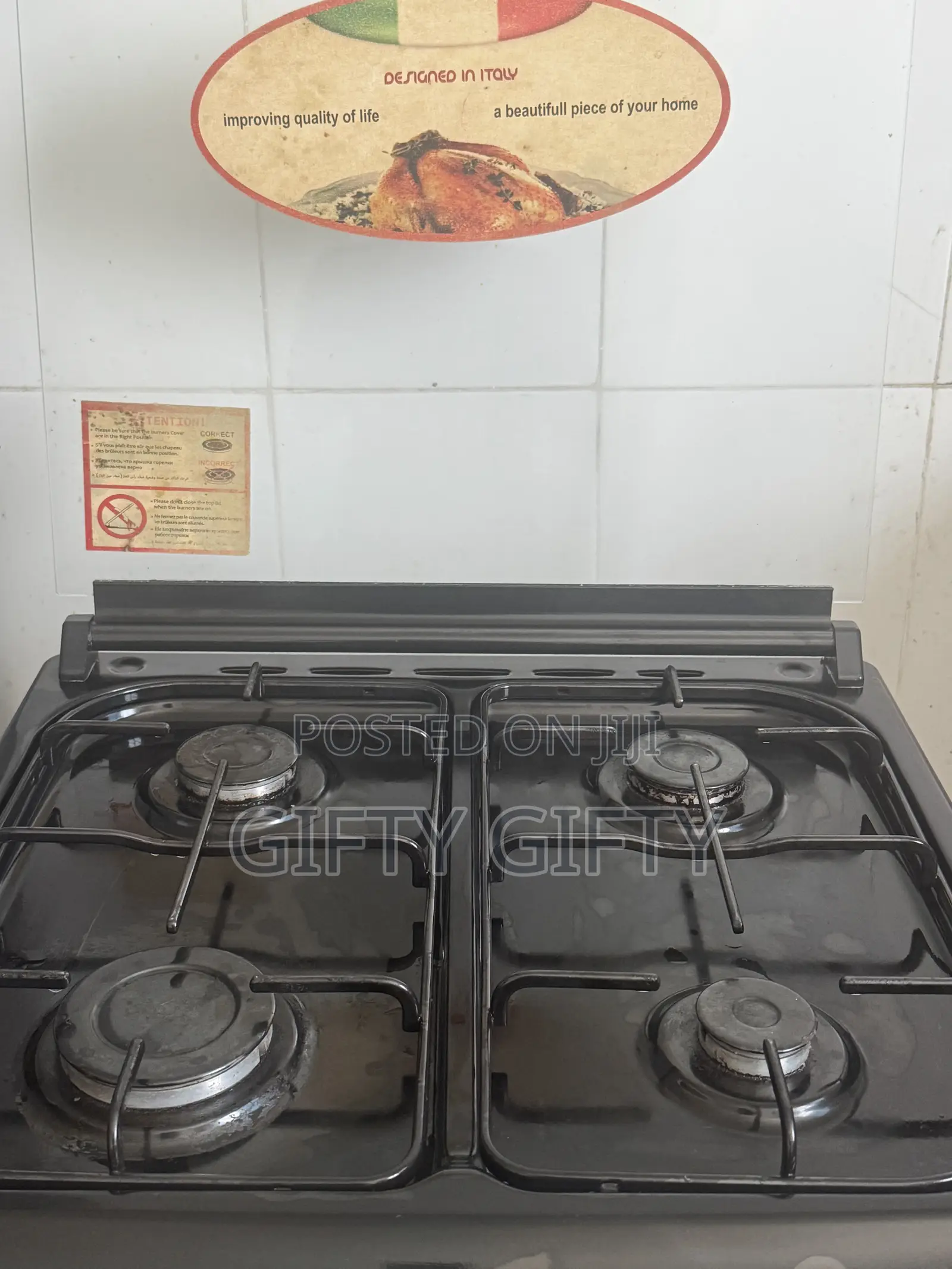 Gas Cooker 60*60 Volcano Ferre