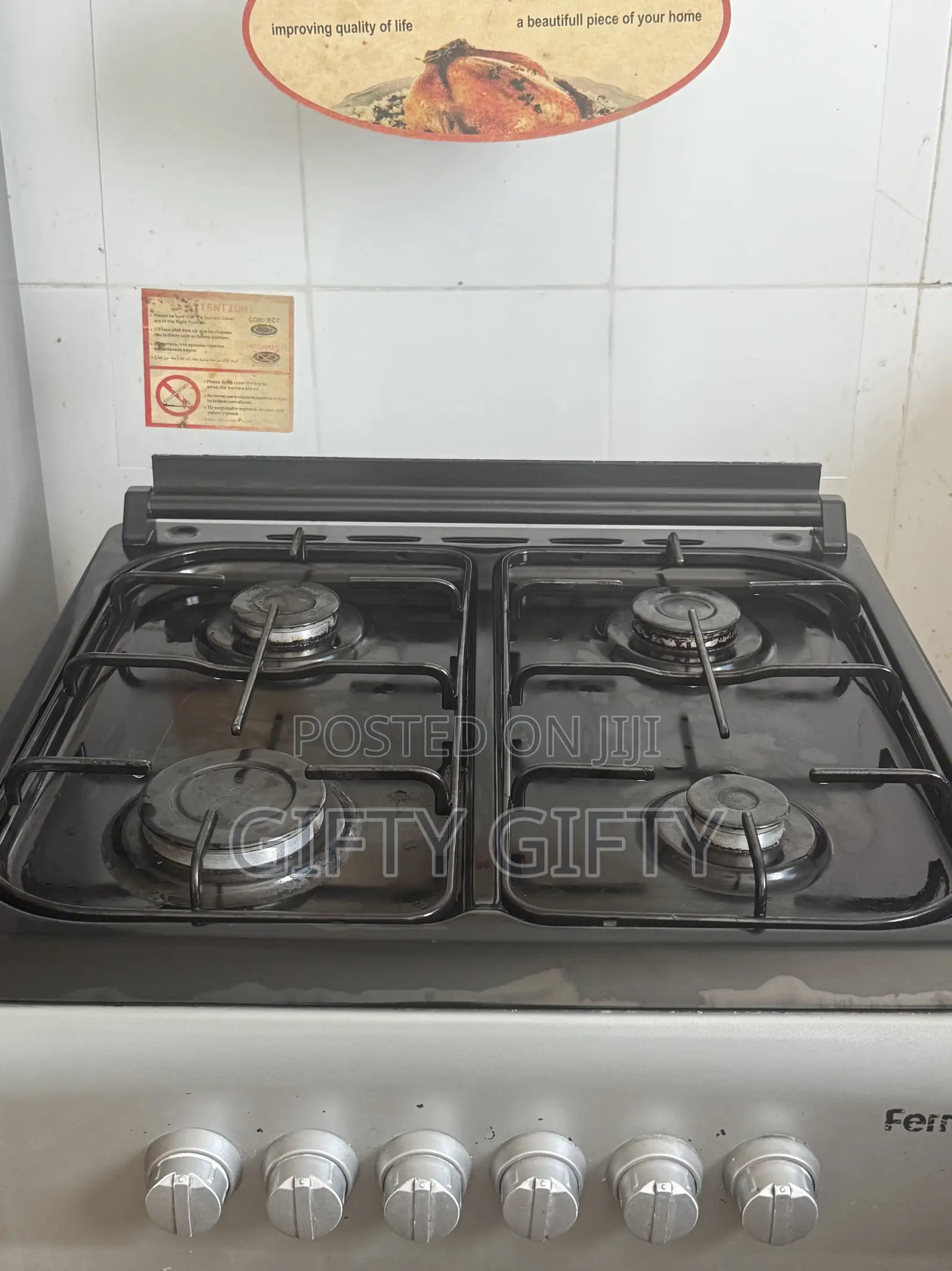 Gas Cooker 60*60 Volcano Ferre