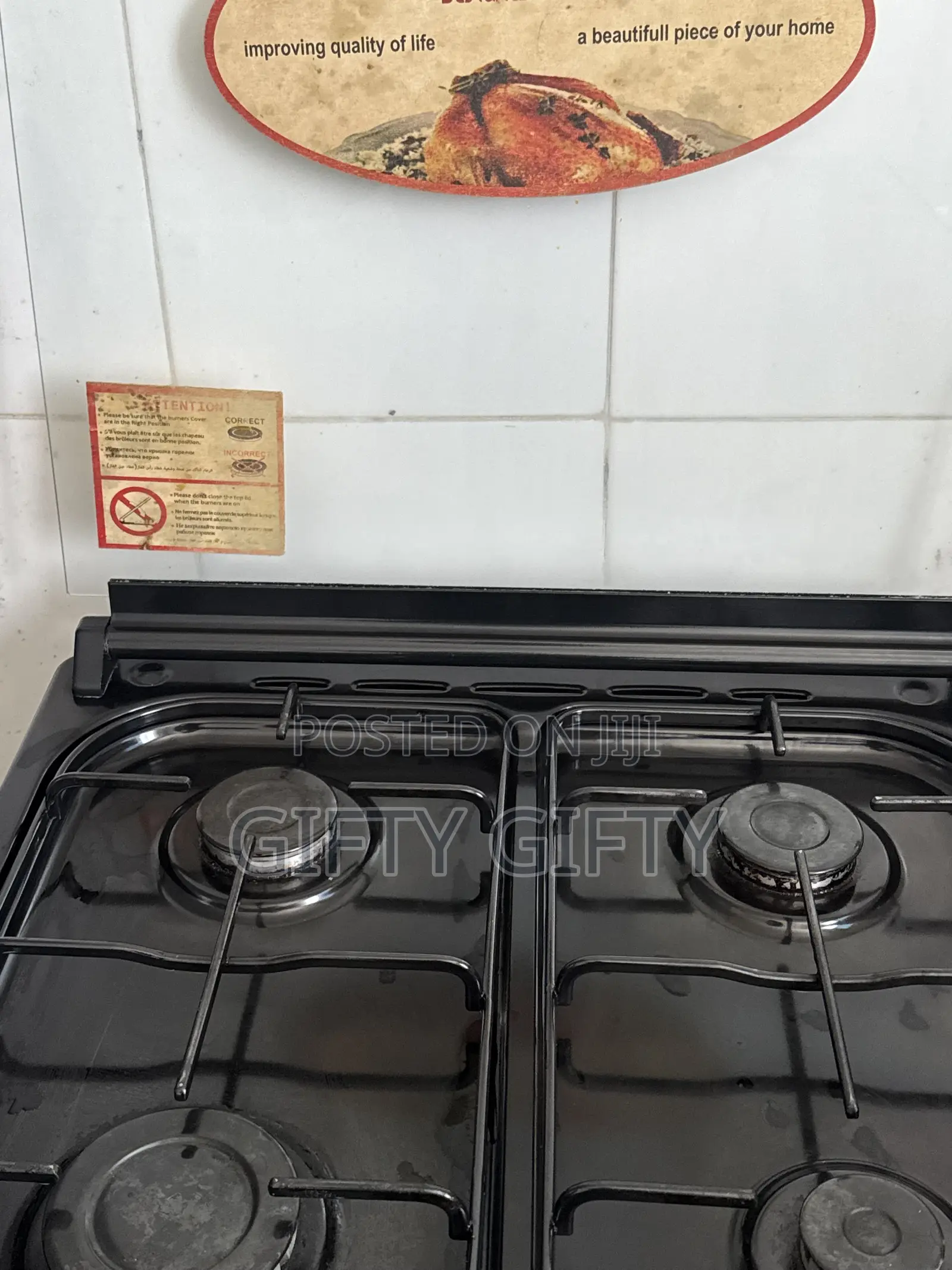Gas Cooker 60*60 Volcano Ferre
