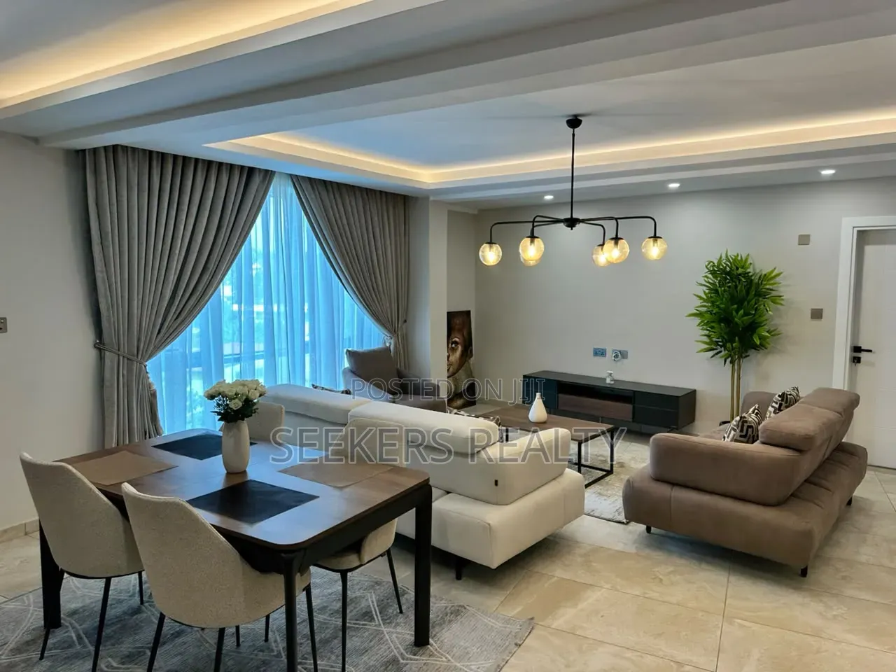 Furnished 2bdrm Apartment in Seekers Realty, Airport Residential Area