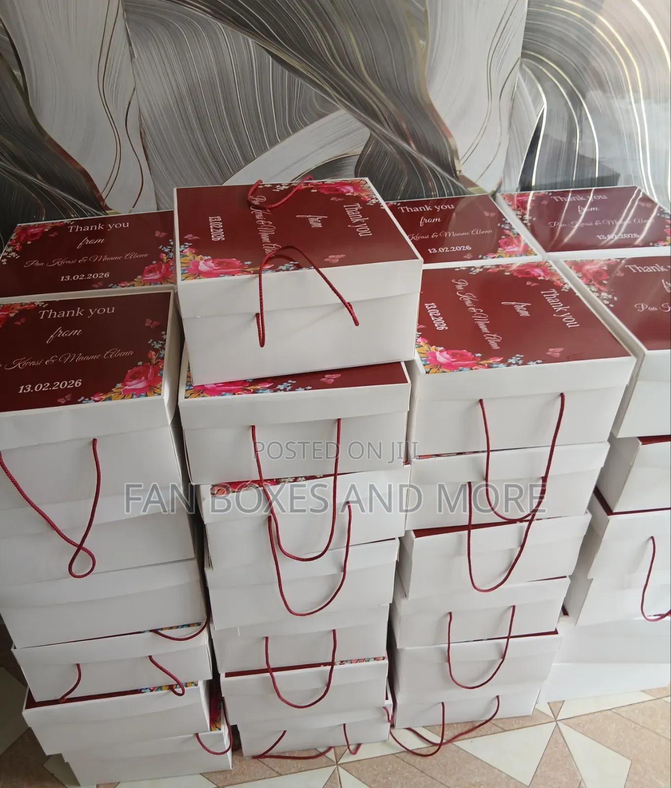 Customized Square Box for Events