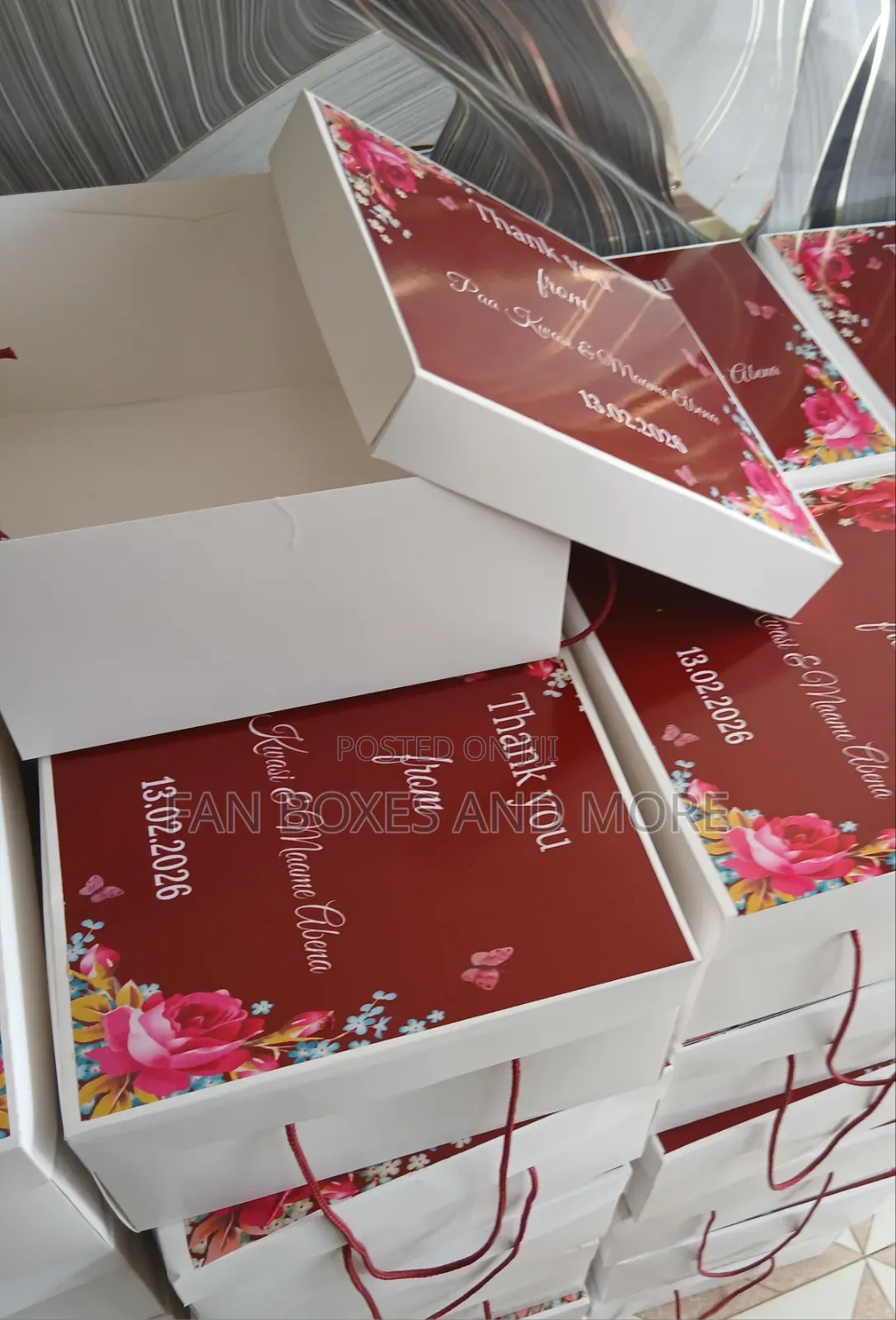 Customized Square Box for Events