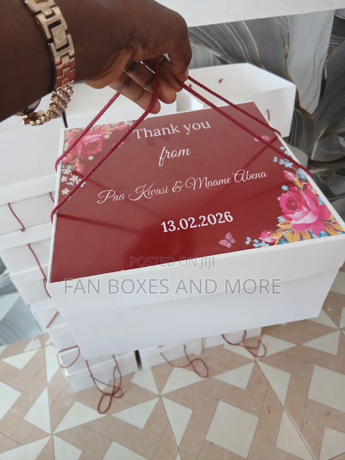 Customized Square Box for Events