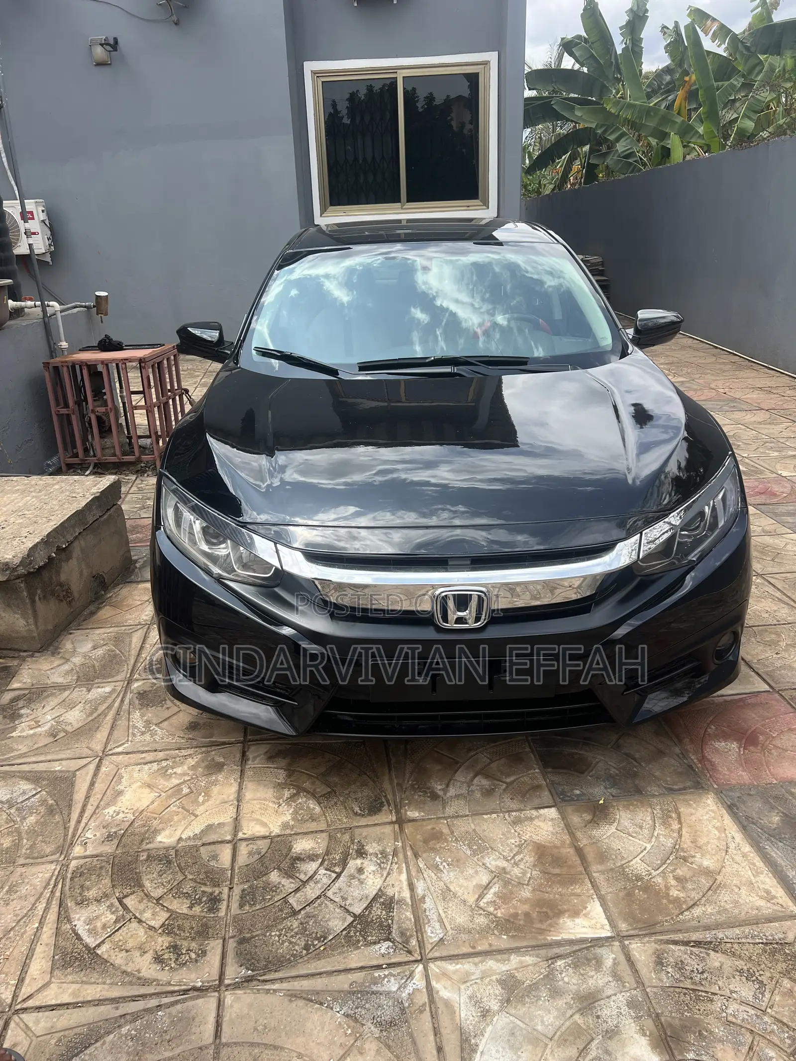 Honda Civic EX-L Sedan 2018 Black